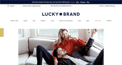 Desktop Screenshot of luckybrand.com